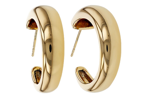 B284-07481: GOLD EARRINGS (20MM)