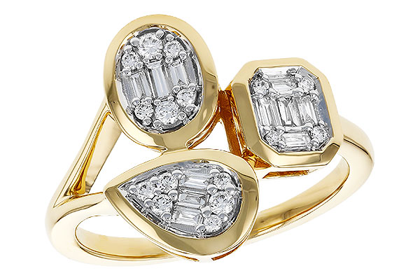 B284-08427: LDS DIA RG .12 TW BAGUETTE .25 TW