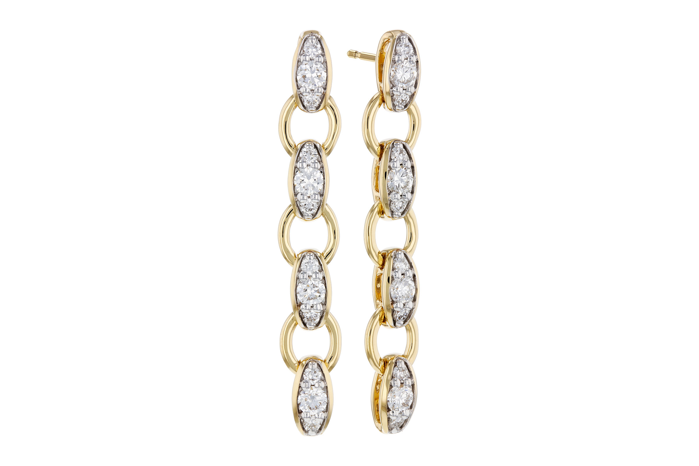 B284-92090: EARRINGS .65 TW