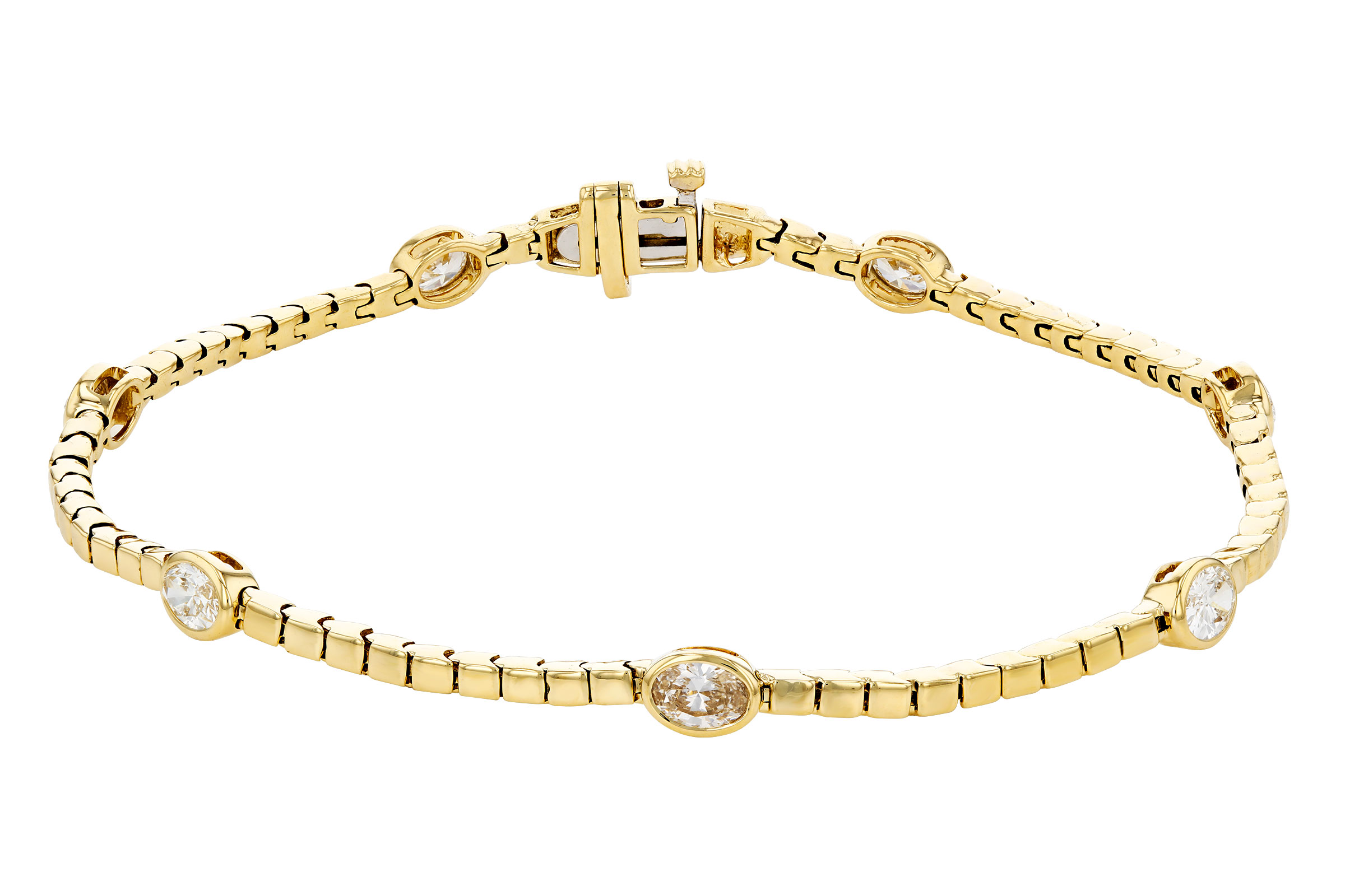 B284-92972: BRACELET 1.30 TW OVAL DIA (7")