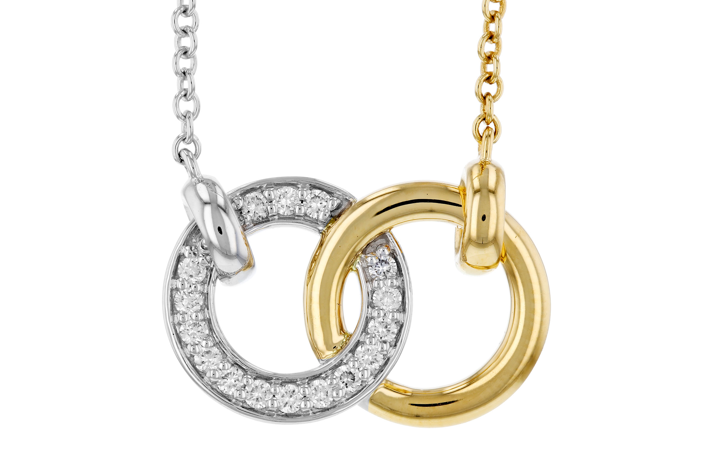 B284-92981: NECKLACE .20 TW (18")