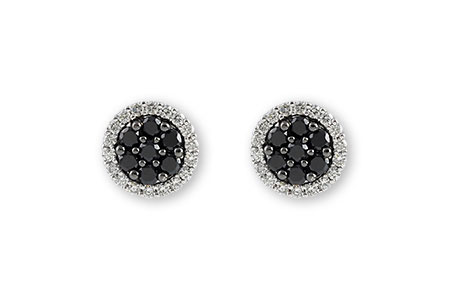 C195-89299: EARR .47 BLACK DIA .72 TW