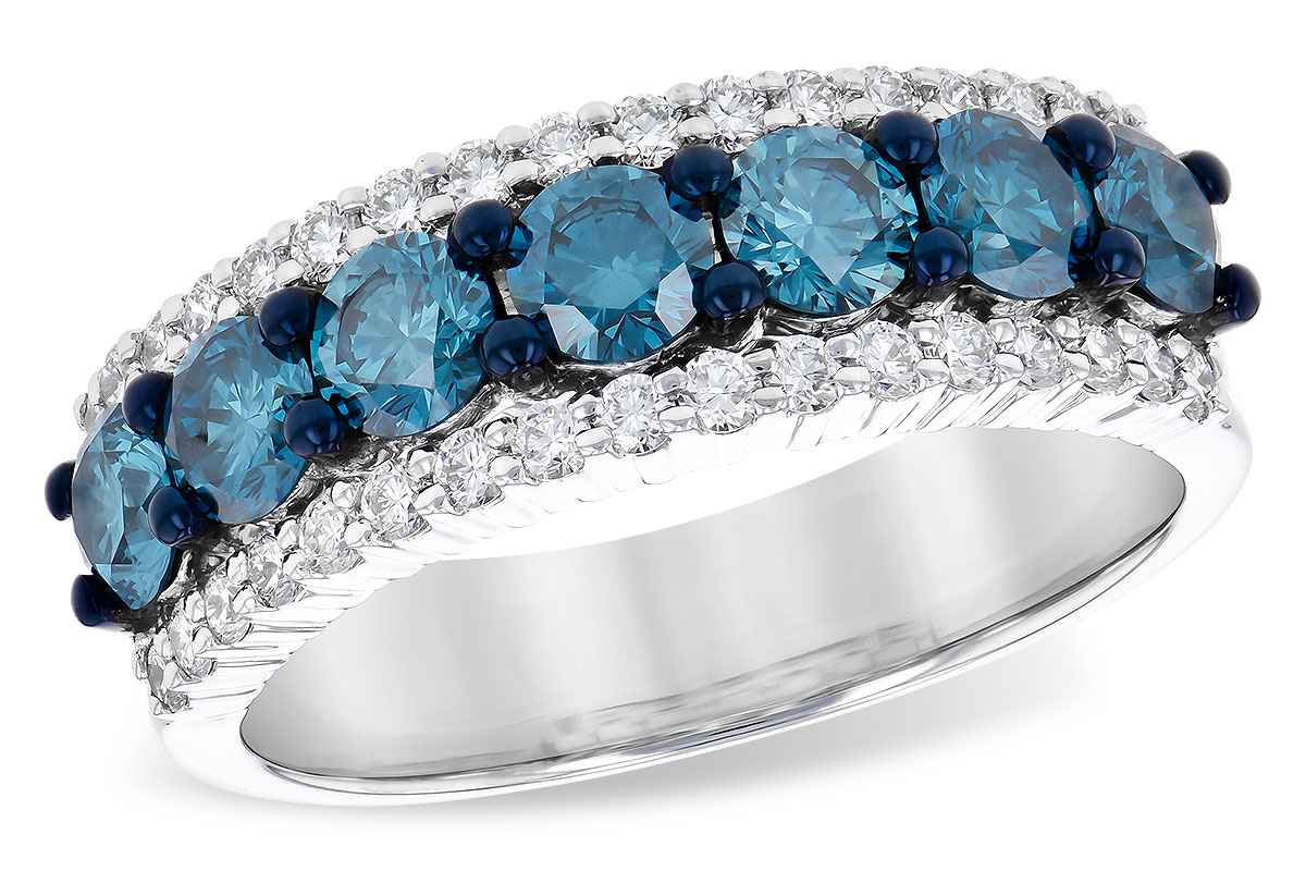 C198-57508: LDS WED RG 1.26 BLUE DIAS 1.70 TGW