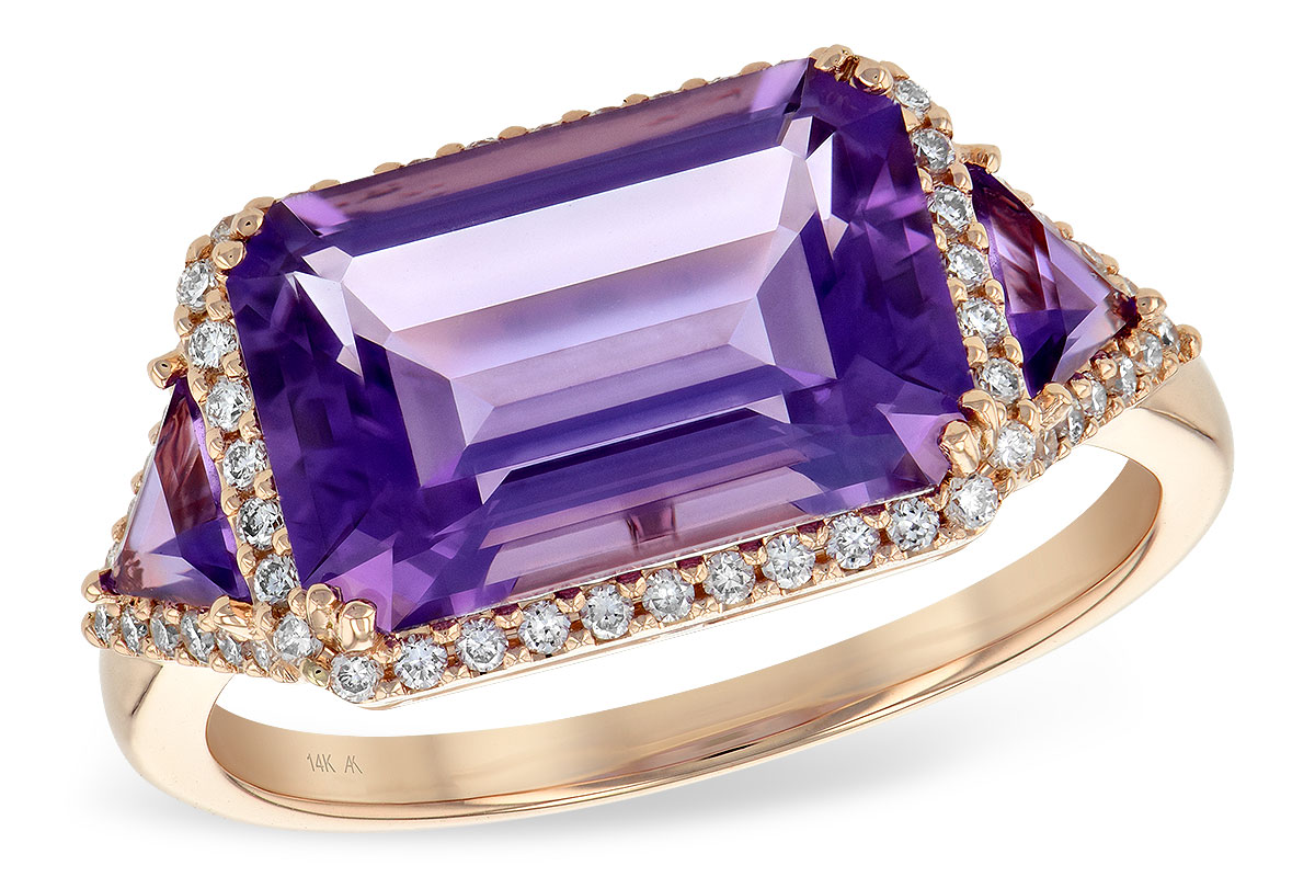 C199-46590: LDS RG 3.48 TW AMETHYST 3.70 TGW (12x8MM)