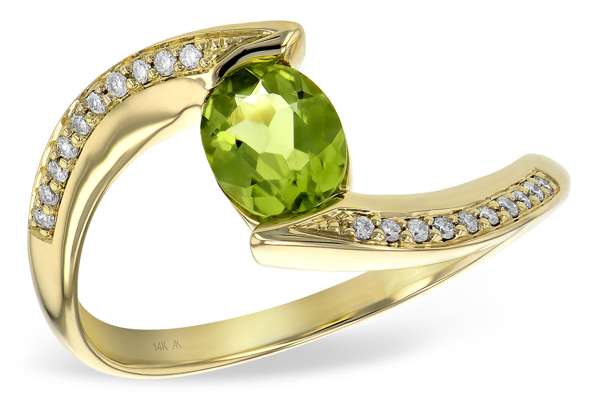 C199-46599: LDS RG .48 PERIDOT .55 TGW