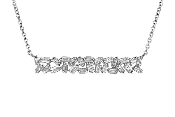 C199-50190: NECK .24 TW BAGUETTES