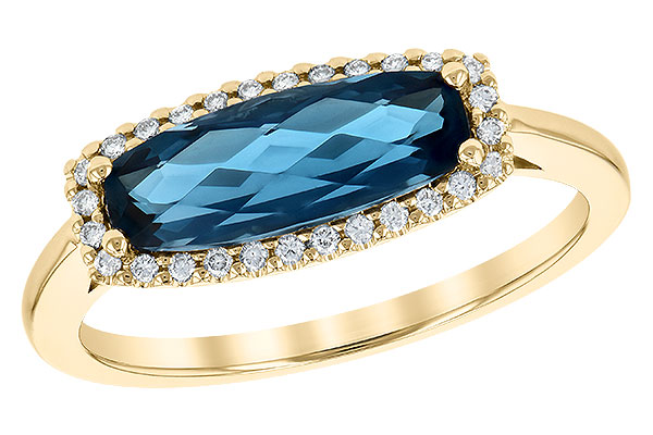 C199-50263: LDS RG 1.79 LONDON BLUE TOPAZ 1.90 TGW