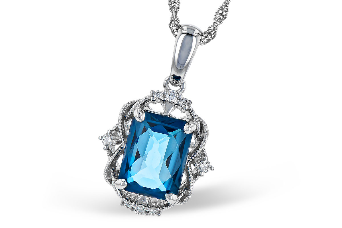 C282-21127: NECK 1.68 LONDON BLUE TOPAZ 1.73 TGW (8x6MM LBT)