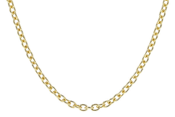 C283-15672: CABLE CHAIN (22IN, 1.3MM, 14KT, LOBSTER CLASP)