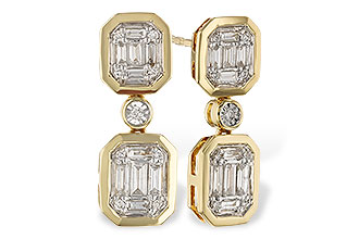 C284-00245: EARRINGS .38 BAG .45 TW