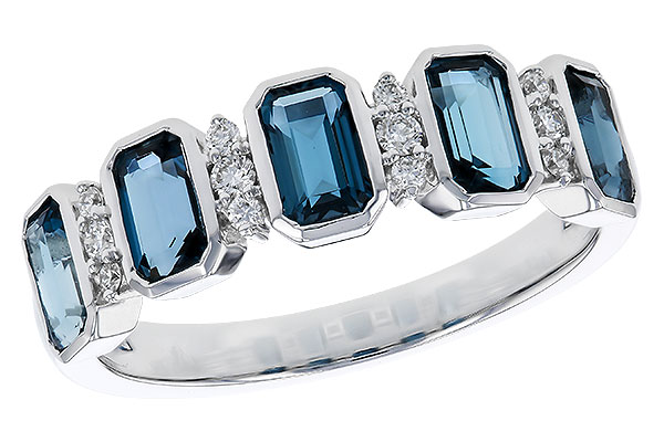 C284-02945: LDS RG 1.46 TW LONDON BLUE TOPAZ 1.58 TGW