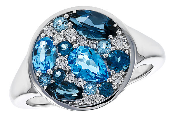 C284-03854: LDS RG 1.80 TW BLUE TOPAZ 1.96 TGW