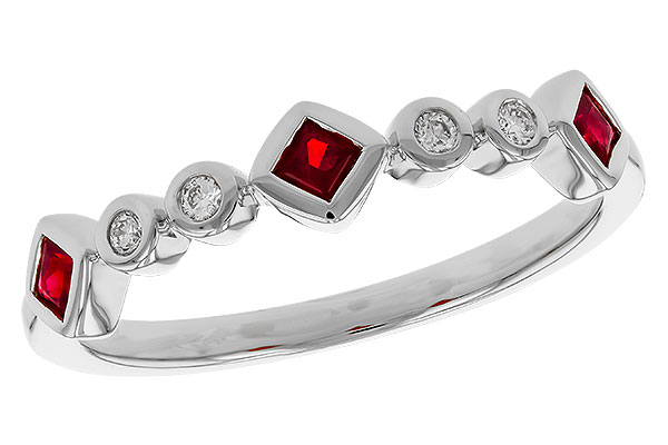 C284-03899: LDS WED RG .22 RUBY .27 TGW
