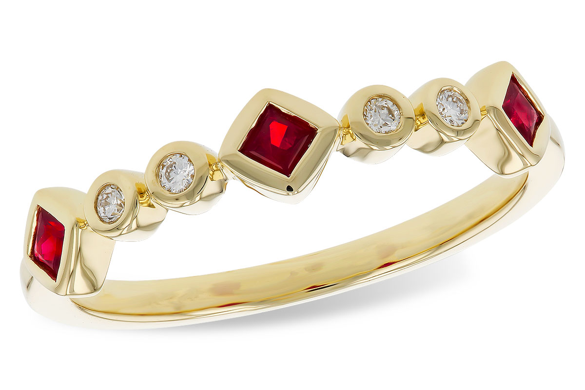 C284-03899: LDS WED RG .22 RUBY .27 TGW