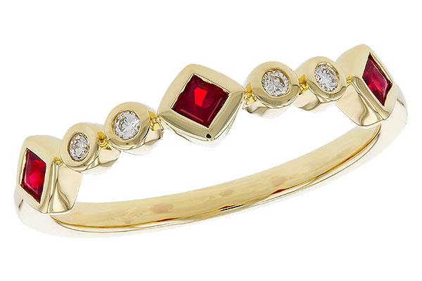 C284-03899: LDS WED RG .22 RUBY .27 TGW