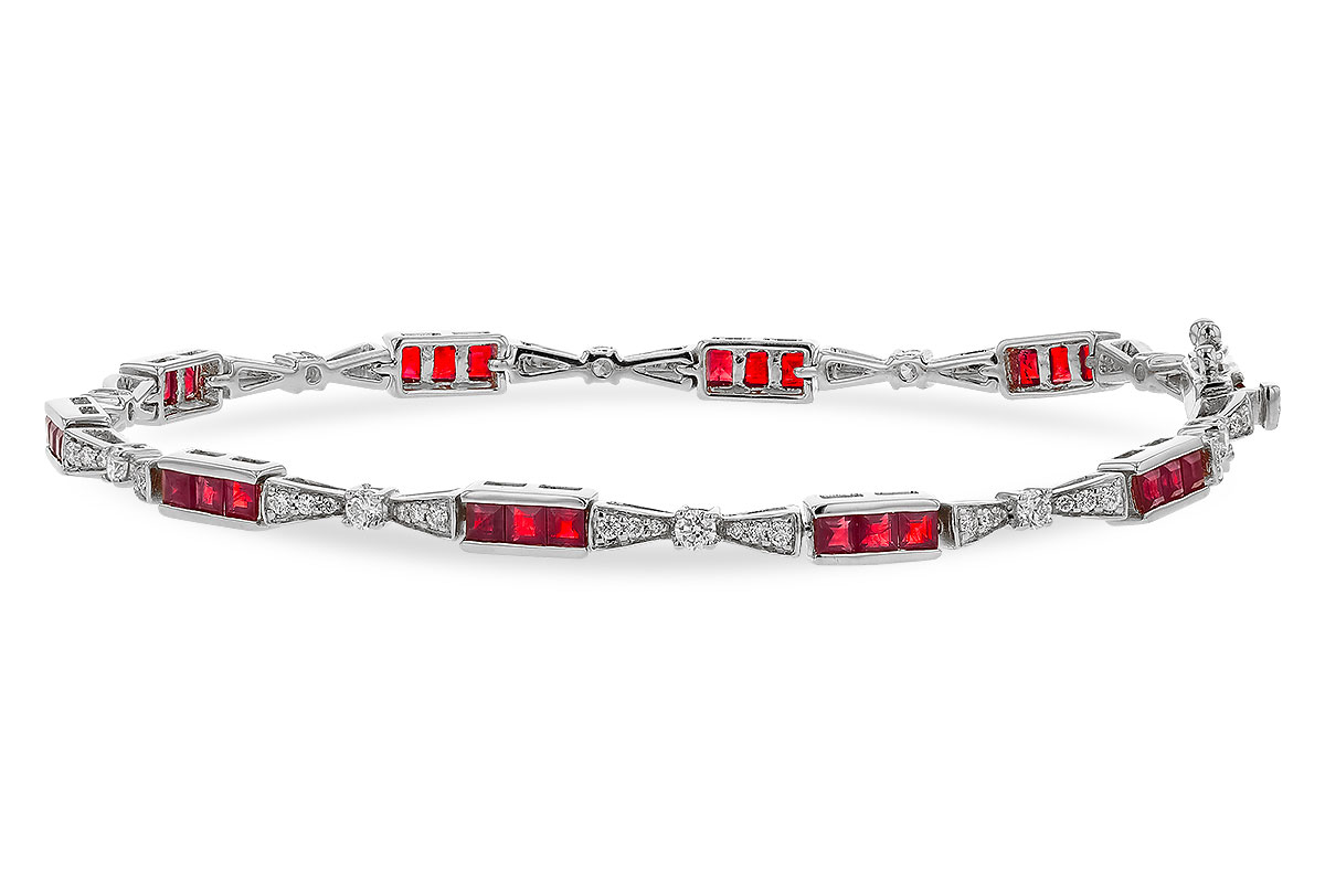 C284-05681: BRACELET 2.05 RUBY 2.70 TGW (7")