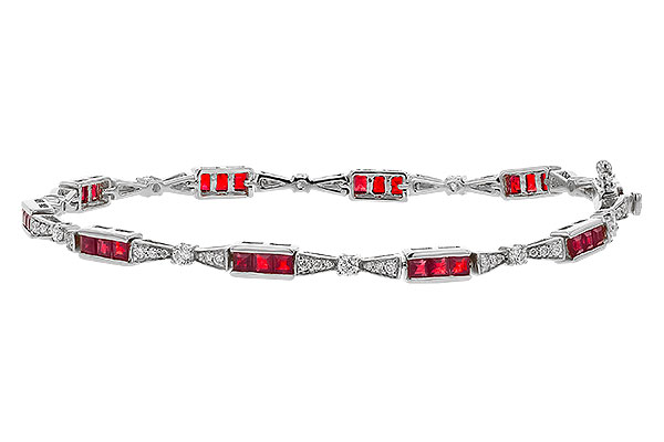 C284-05681: BRACELET 2.05 RUBY 2.70 TGW (7")