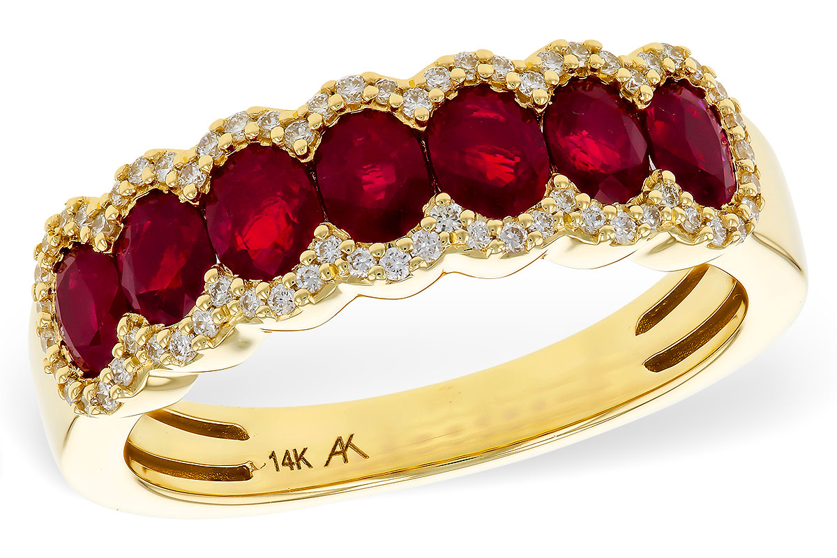 C284-07472: LDS WED RG 1.40 TW RUBY 1.57 TGW