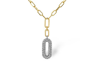 C284-07490: NECKLACE .96 TW (18")
