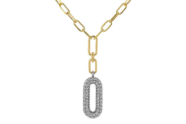 C284-07490: NECKLACE .96 TW (18")