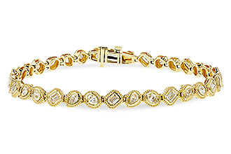 C284-07527: BRACELET 2.15 TW FANCY CUT DIAMONDS