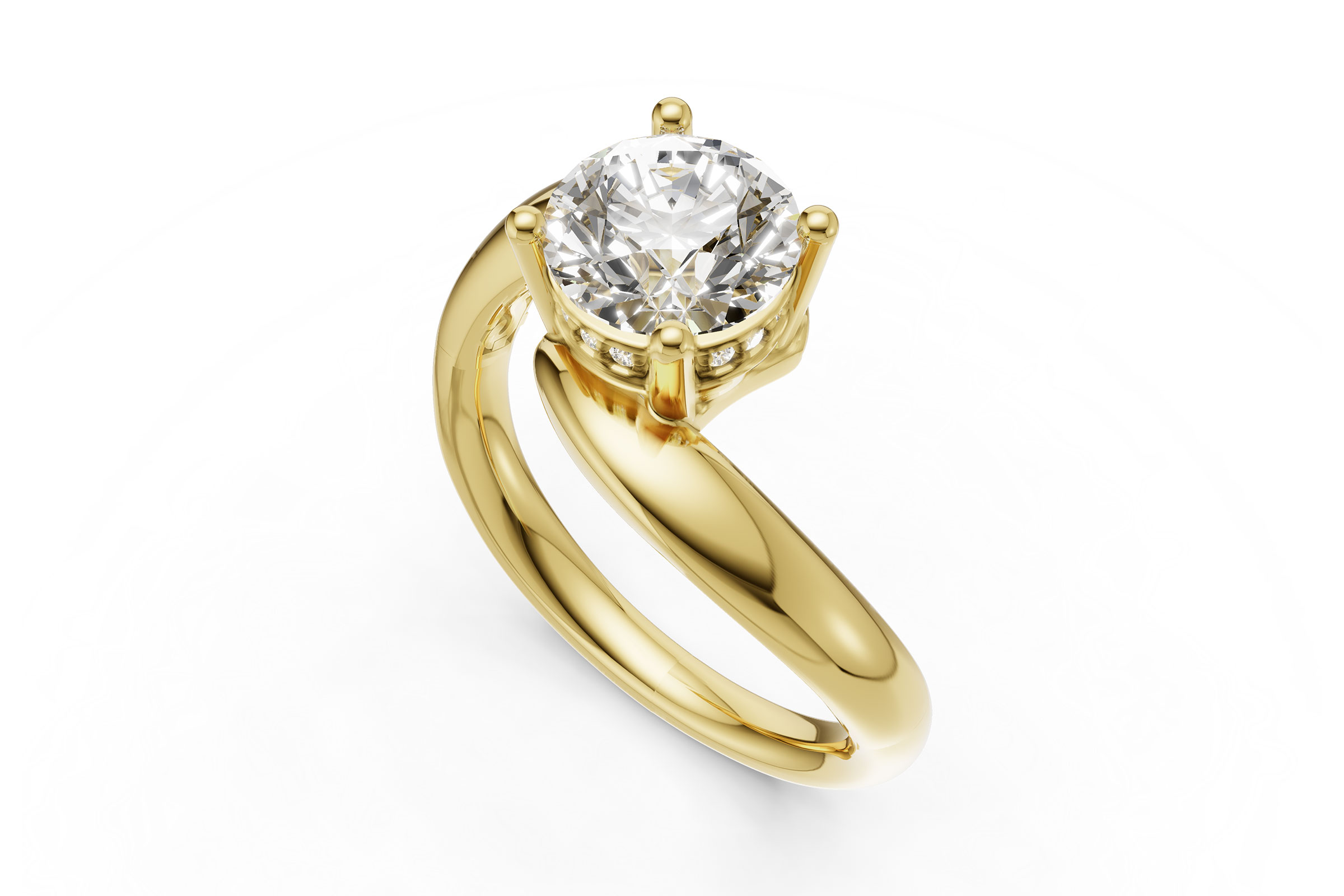 C284-91172: LDS SEMI DIA RG .04 TW