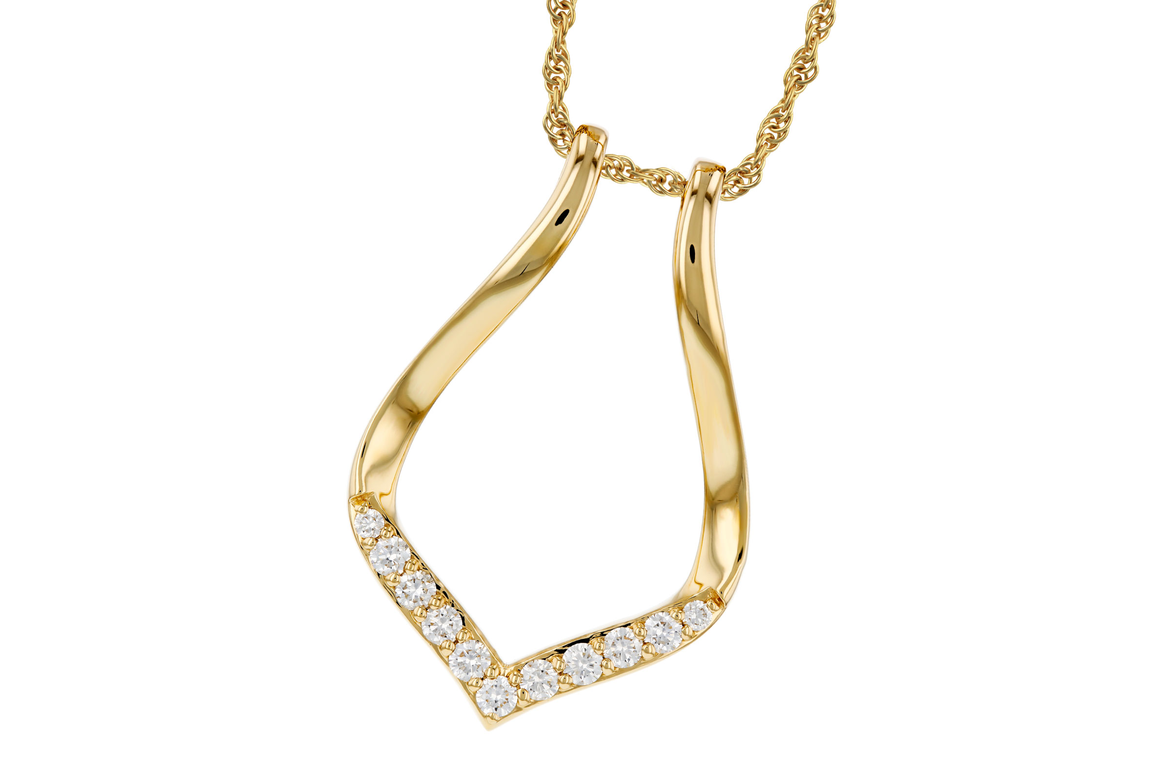 C284-92027: NECKLACE .33 TW