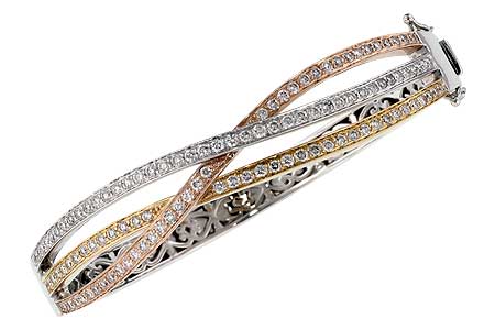 D009-46617: BANGLE BRACELET 2.00 TW