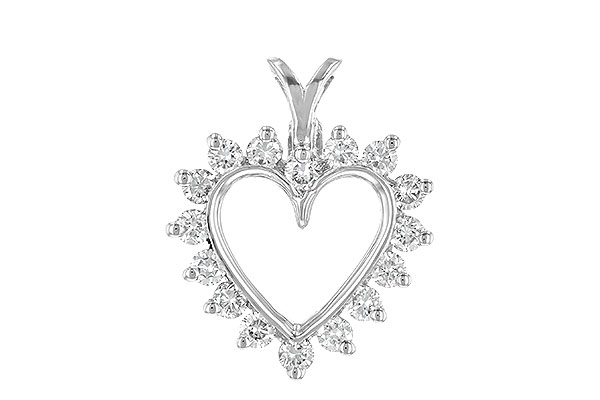 D015-84817: HEART PENDANT .45 TW