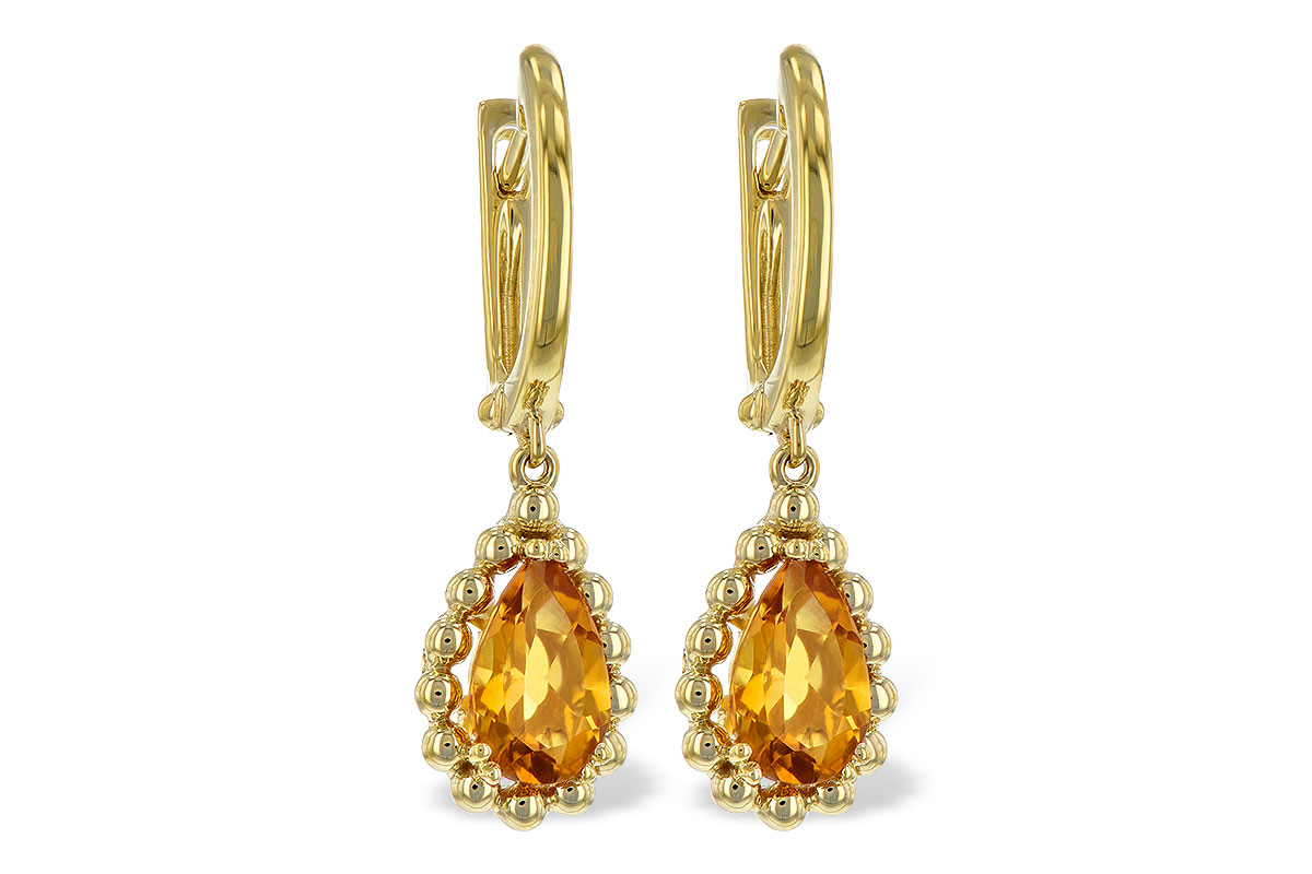 D198-58436: EARR 1.40 CITRINE TW