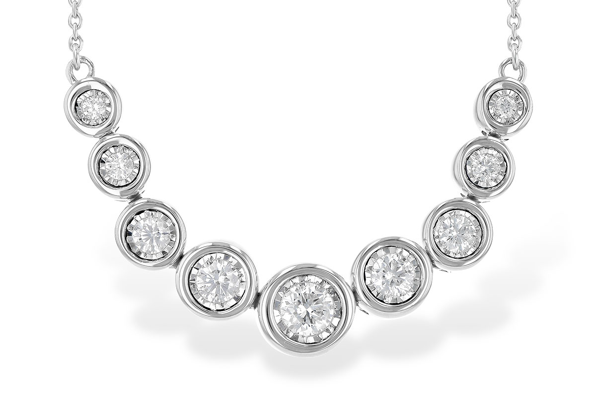 D199-52045: NECKLACE .50 TW