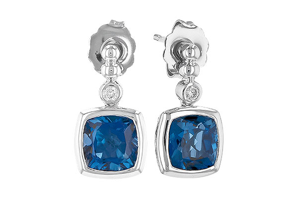 D282-18381: EARR 1.78 LONDON BLUE TOPAZ 1.82 TGW