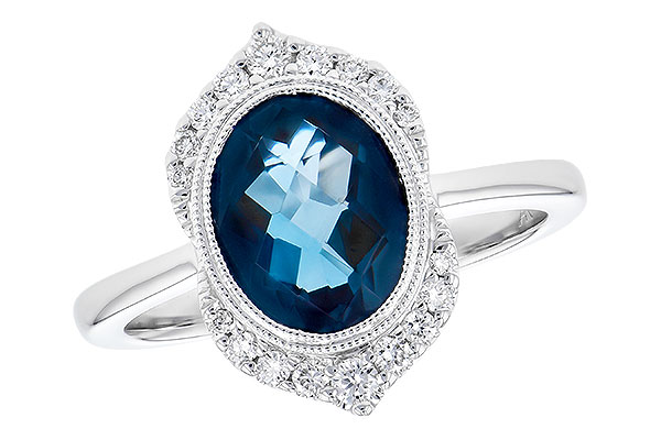 D282-25699: LDS RG 1.86 LONDON BLUE TOPAZ 2.00 TGW