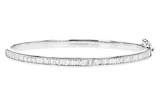 D283-10263: BANGLE 1.02 TW BAGUETTE DIAMONDS