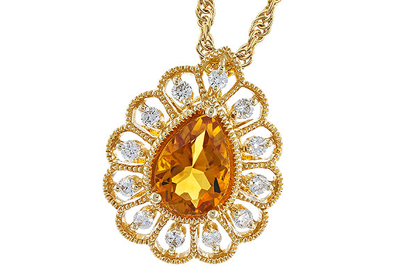 D283-12081: NECK .62 CITRINE .75 TGW