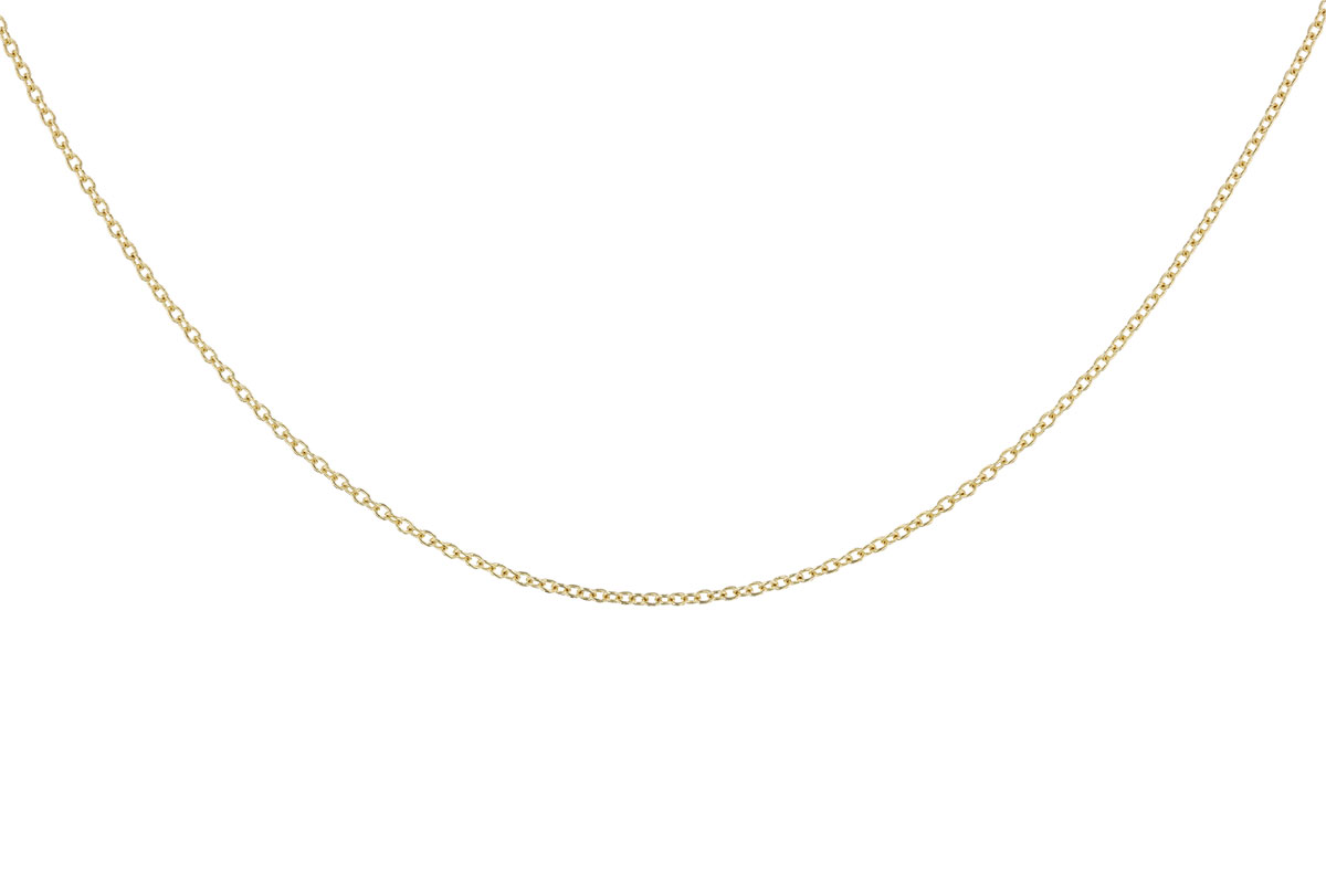 D283-15672: CABLE CHAIN (18IN, 1.3MM, 14KT, LOBSTER CLASP)