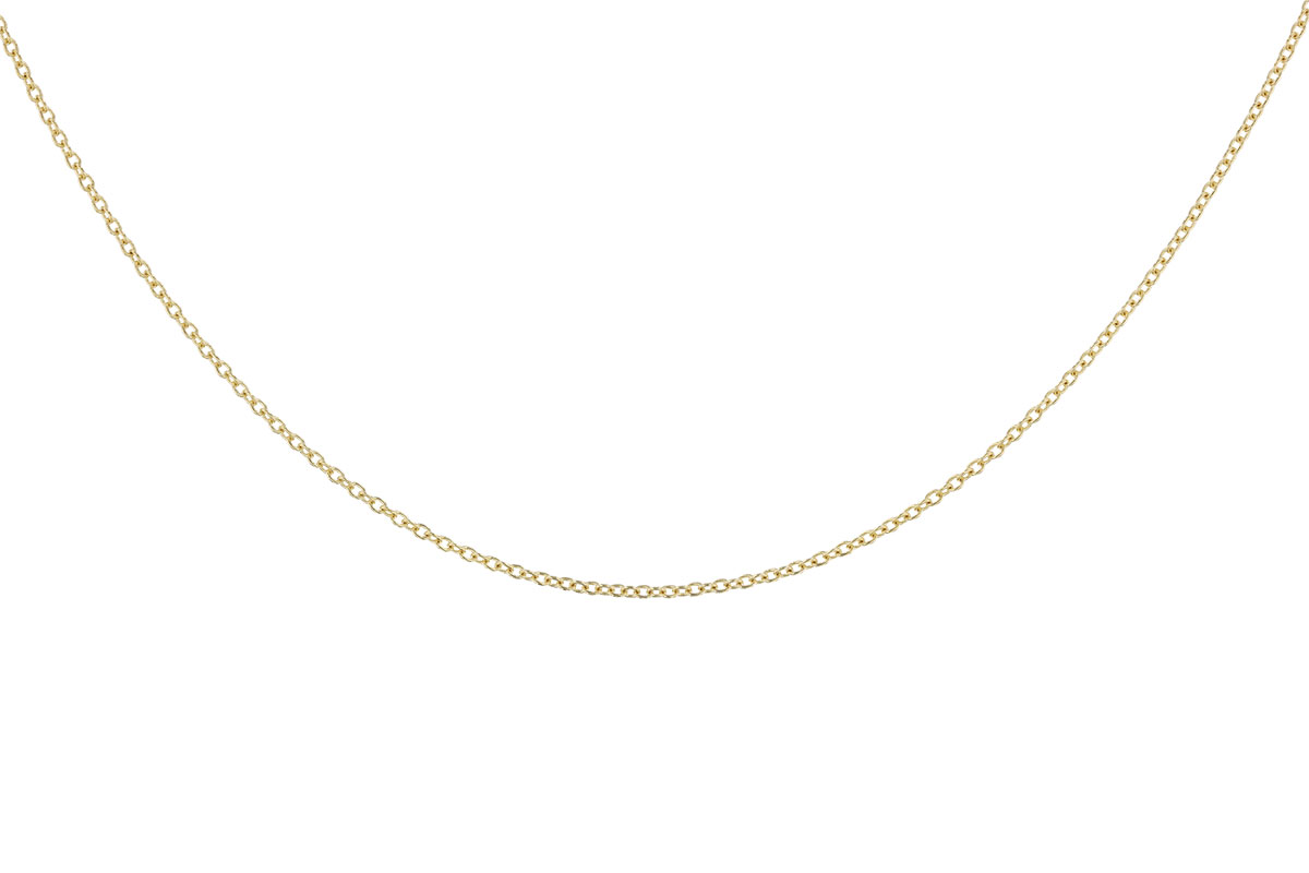 D283-15672: CABLE CHAIN (18IN, 1.3MM, 14KT, LOBSTER CLASP)