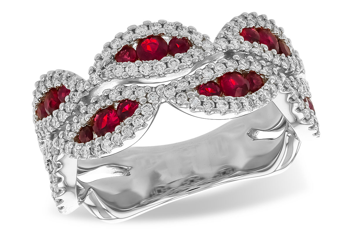 D283-17536: LDS WED RG .70 TW RUBY 1.11 TGW
