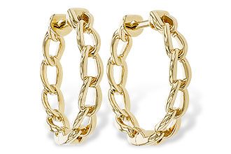 D284-01145: GOLD EARRINGS (18MM)