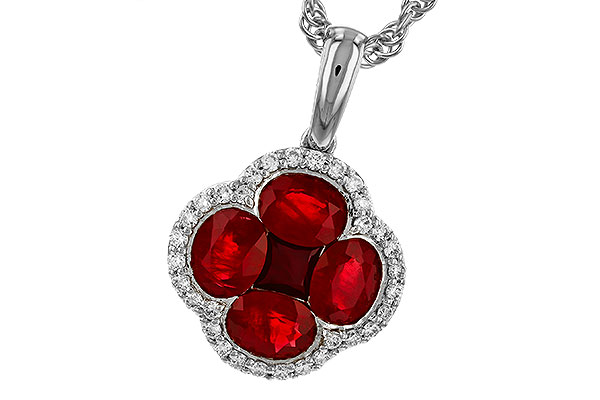 D284-02008: NECKLACE 1.72 RUBY 1.87 TGW
