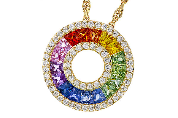D284-02945: NECK 1.53 MULTI-COLOR SAPP 1.82 TGW