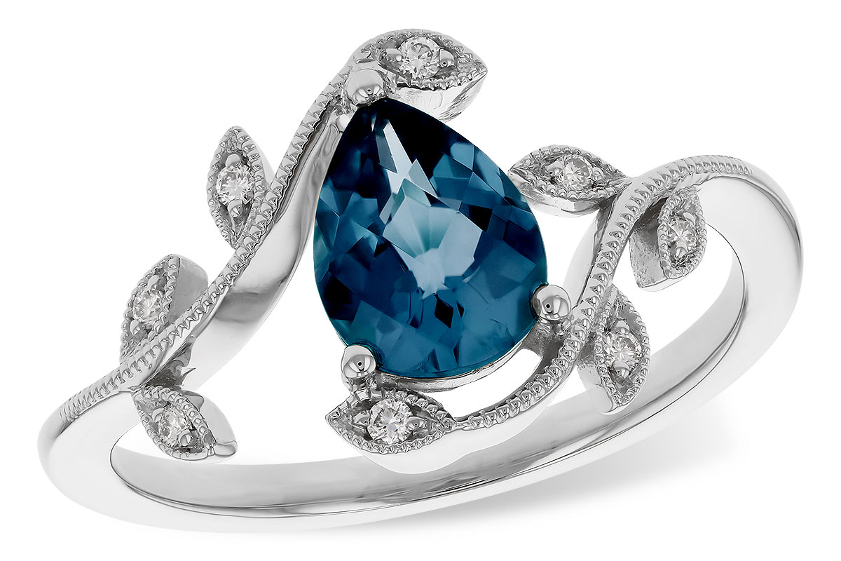 D284-03881: LDS RG 1.20 LONDON BLUE TOPAZ 1.26 TGW (8x6MM LBT)