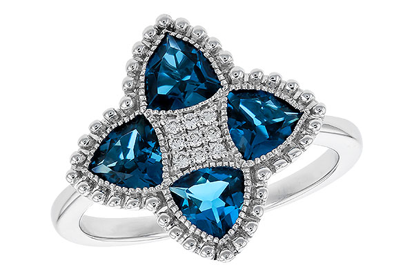 D284-04736: LDS RG 1.62 LONDON BLUE TOPAZ 1.66 TGW