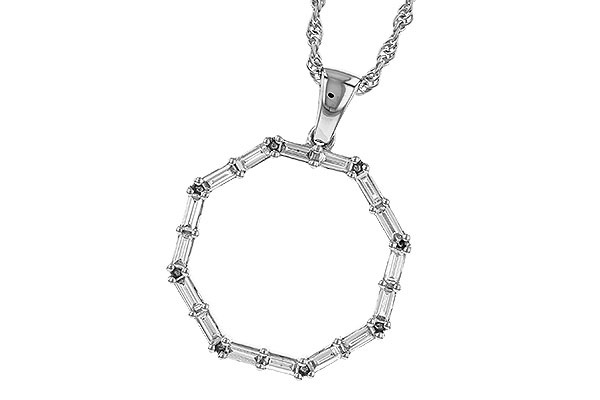 D284-05663: NECKLACE .35 TW BAG DIAS