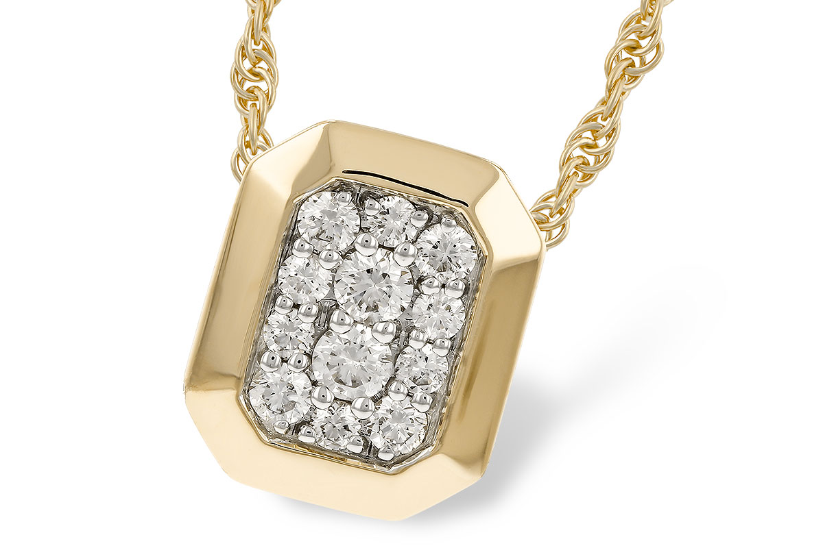 D284-06563: NECKLACE .25 TW