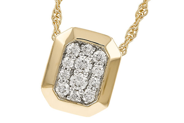 D284-06563: NECKLACE .25 TW