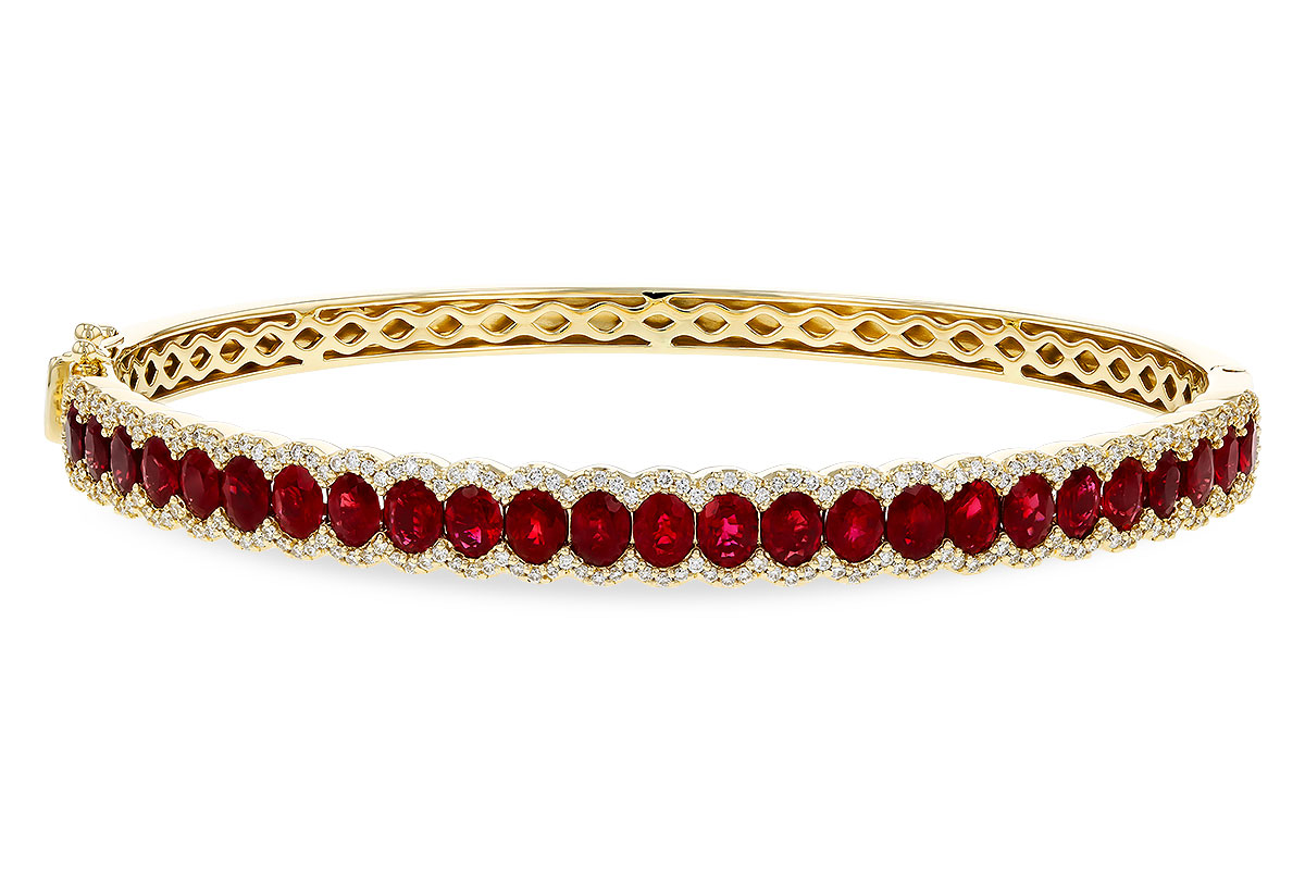 D284-07463: BANGLE 5.04 TW RUBY 5.60 TGW