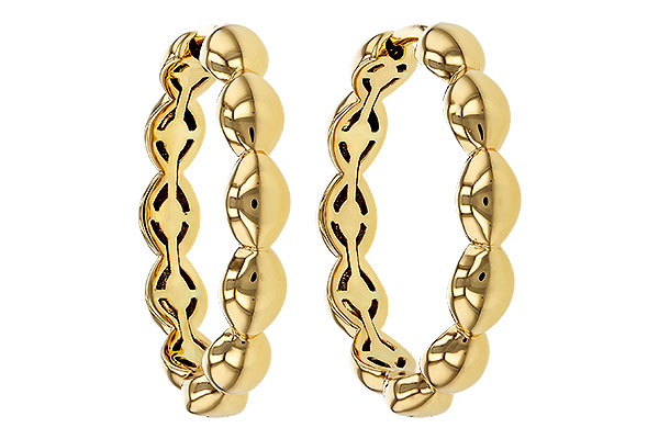 D284-07472: GOLD EARRINGS (21MM)