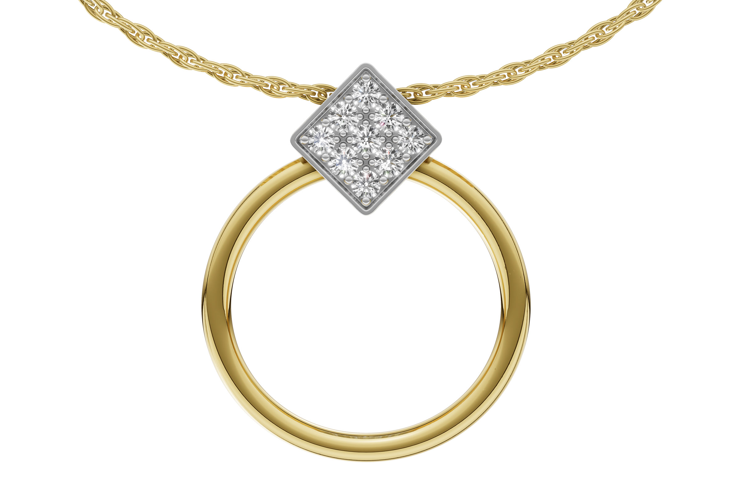 D284-92036: NECKLACE .25 TW