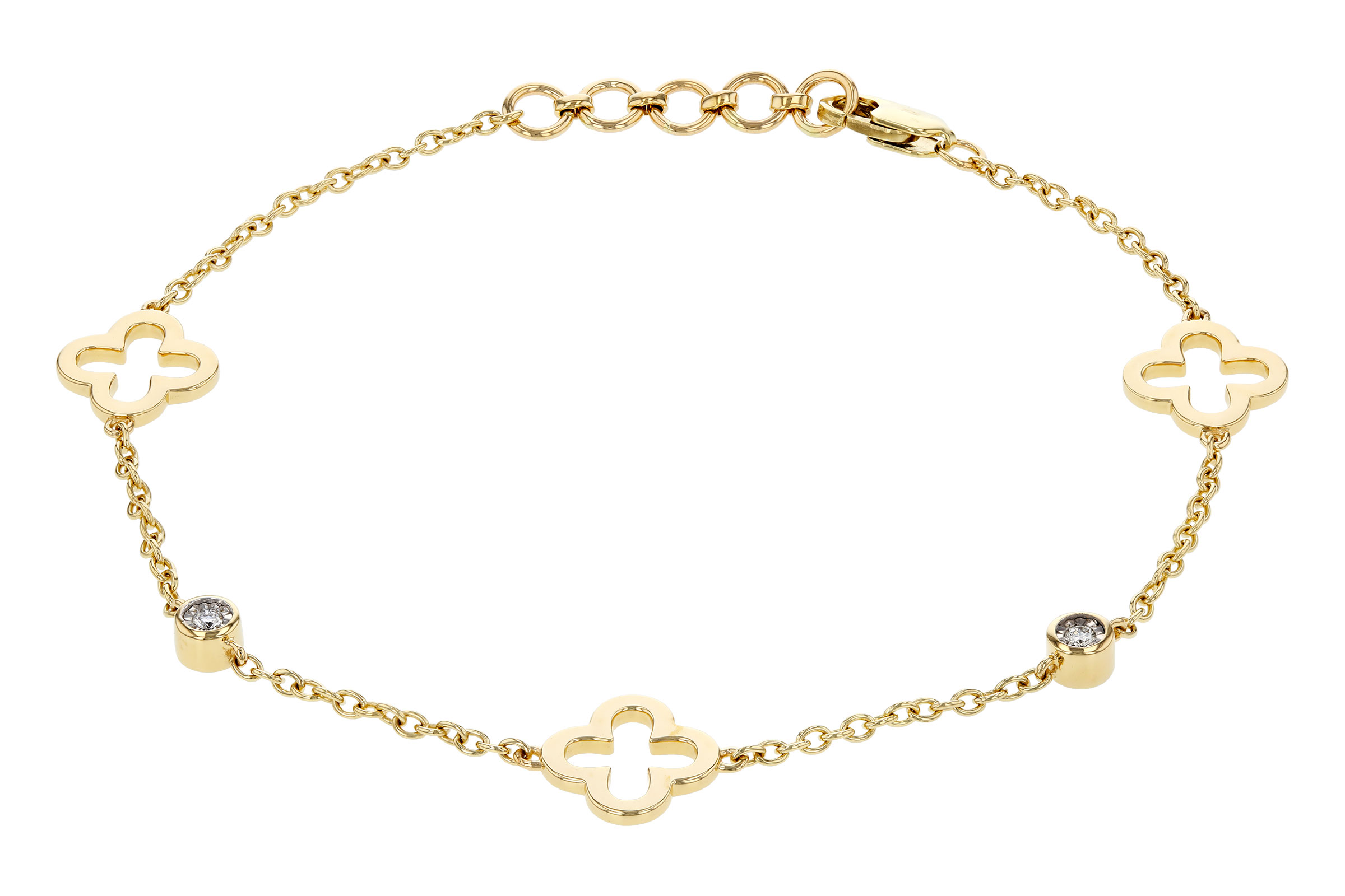 D284-92054: BRACELET .06 TW (7.25")